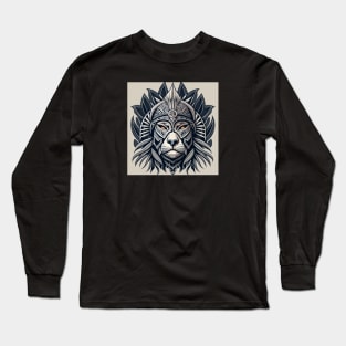 Native Indigenous Oblivion Skyrim Morrowind Lion Character Long Sleeve T-Shirt